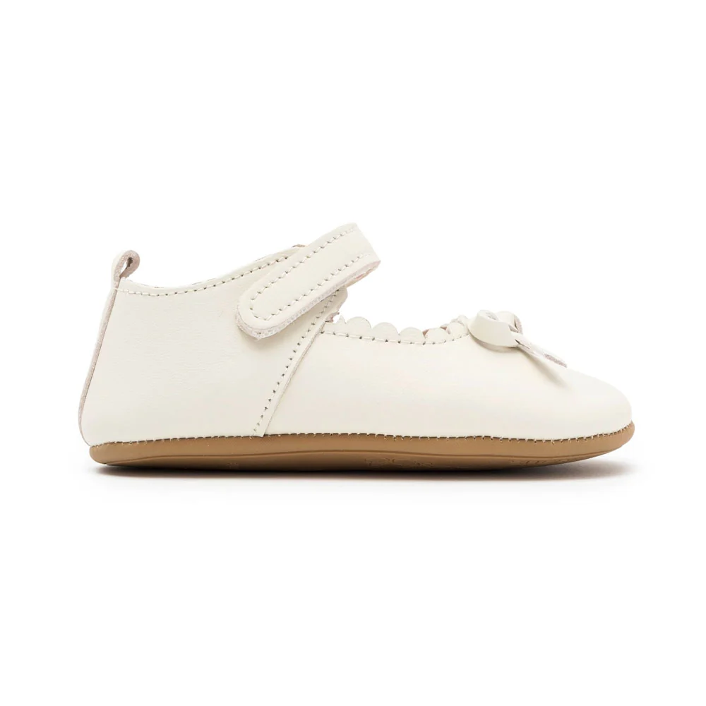 Sherick Fredermen Bowie Mary Jane with Bow - White - Medium (6-12m) - Image 3
