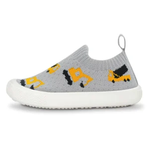 Jan + Jul Graphic Knit Shoes - Grey Construction (Size 10) - 10