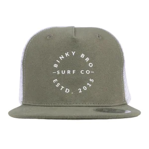 BinkyBro West Mountain Snapback Cap - Green - 3-6y