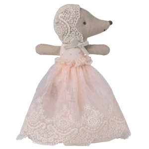 *Maileg Baby Mouse in Gown - Powder