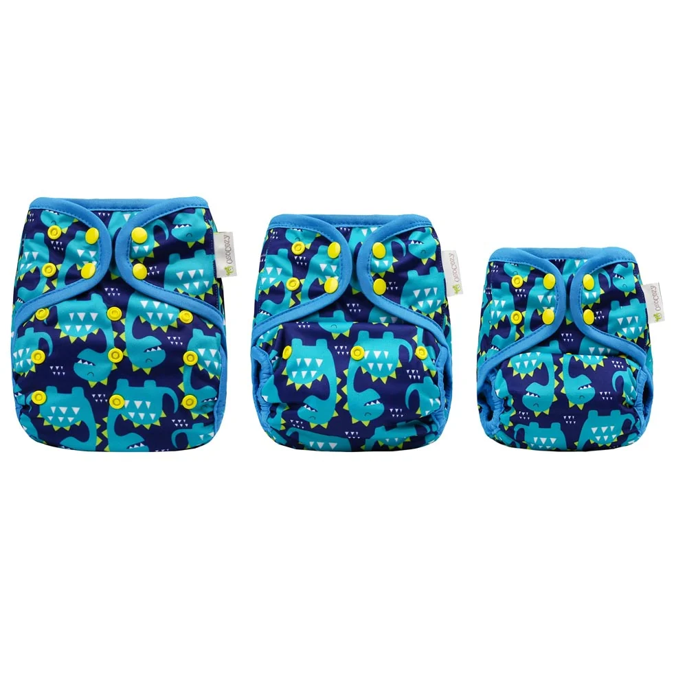 OsoCozy Newborn Cloth Diaper Cover - Arrows - Image 2
