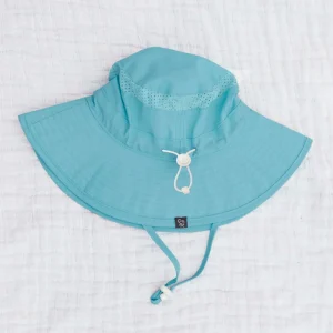 Honeysuckle Swim Co. Bucket Sunhat - Sky Blue - Large (3-10y)