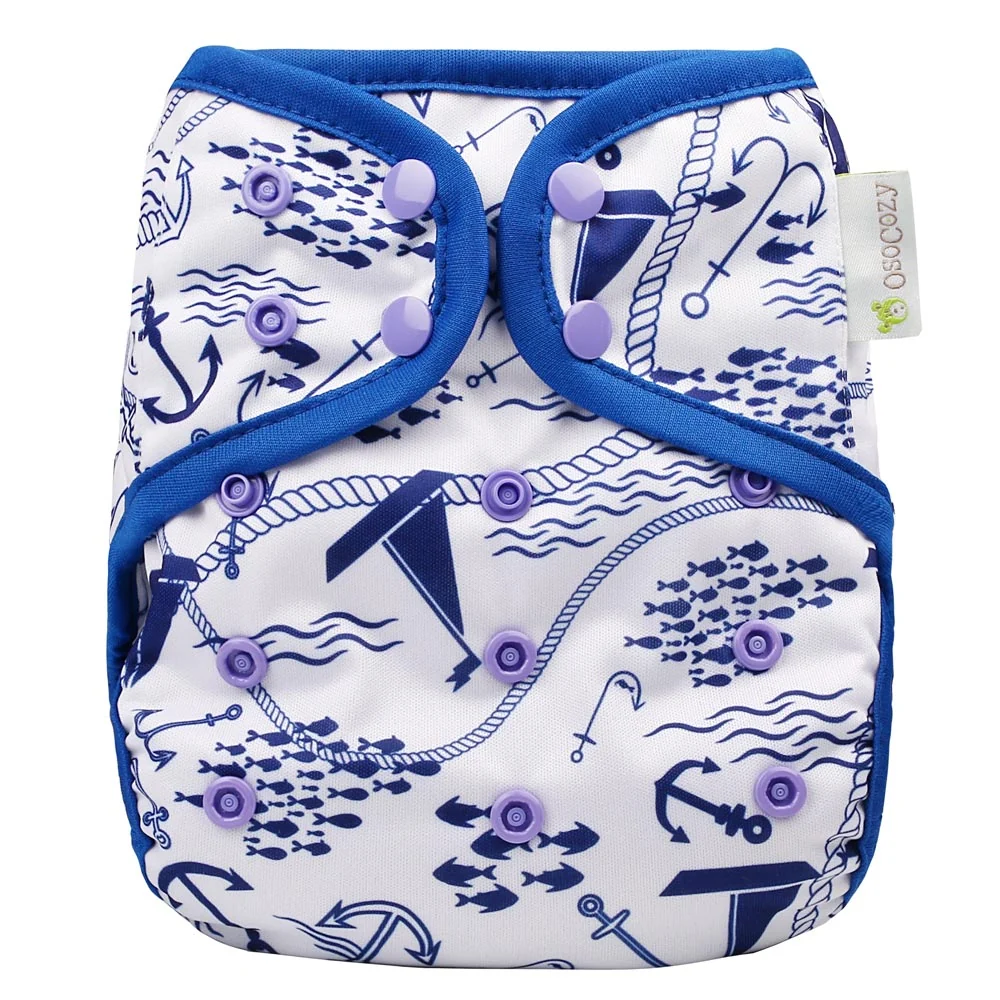 OsoCozy One Size Cloth Diaper Cover - Ferns
