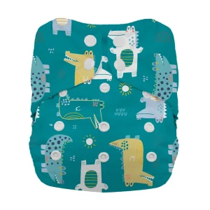 Thirsties NATURAL One-Size All-in-One Cloth Diaper - Snap - Bearly