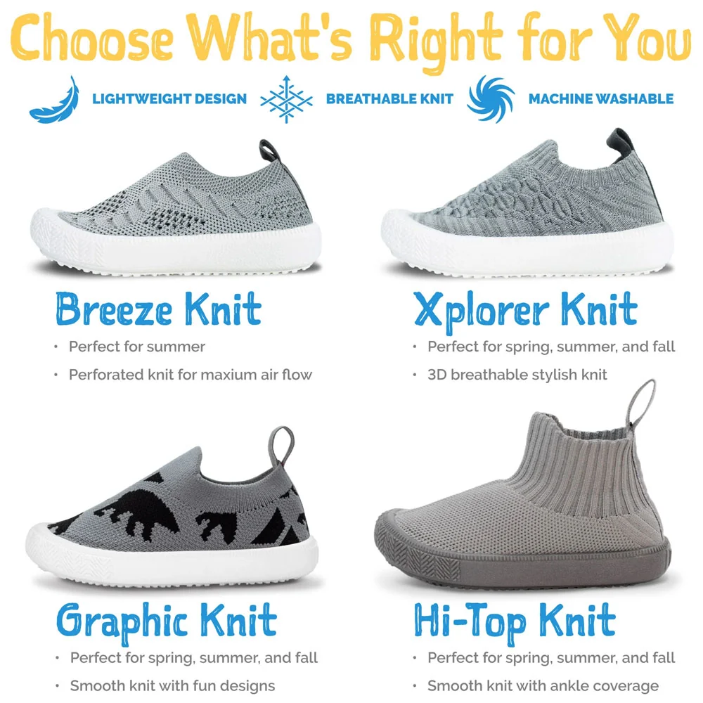 Jan & Jul Xplorer Knit Shoe - Grey - 7 - Image 6