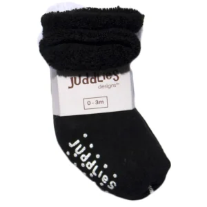 Juddlies Baby Socks (2-Pack) - Black & White