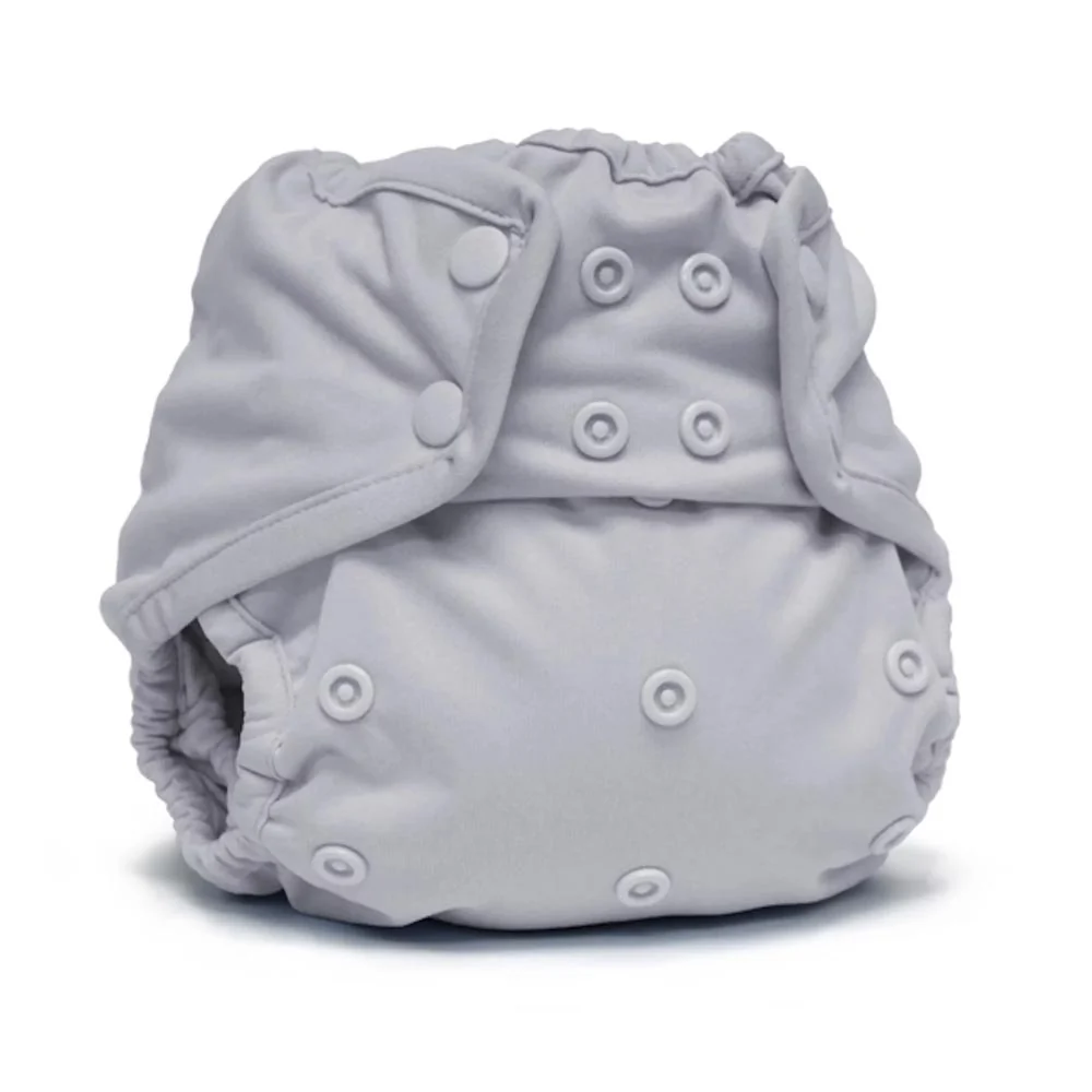Rumparooz One-Size Cloth Diaper Cover - Snap - Platinum - Image 15
