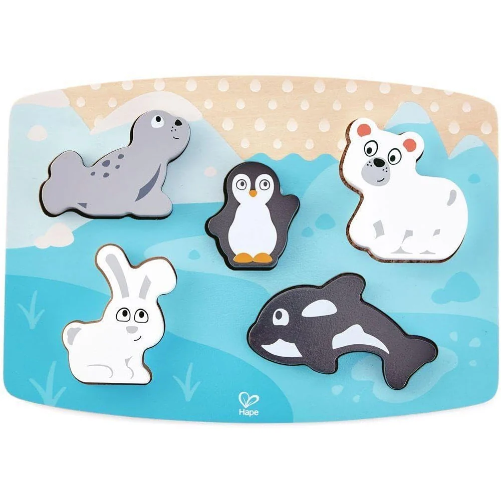 *Hape Polar Animal Tactile Puzzle