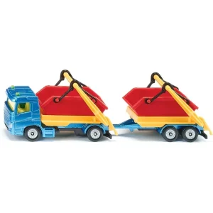 *Siku Truck with Skip & Trailer
