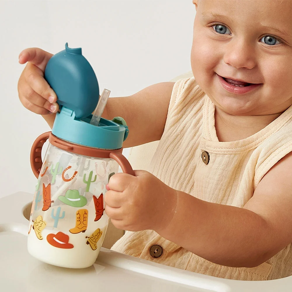 *Itzy Ritzy Itzy Sips Straw Cup - Ribbons & Roses - Image 5