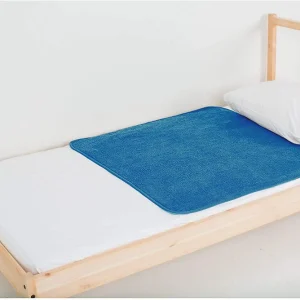 *PeapodMats Waterproof Bedwetting Mat - 3 x 3 - Dove/Light Grey