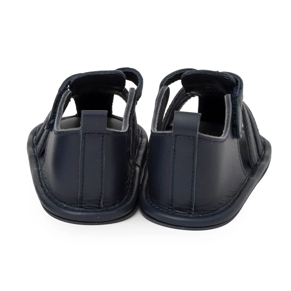 Sherick Fredermen Alexander Leather Sandal - Navy - Medium (6-12m) - Image 3