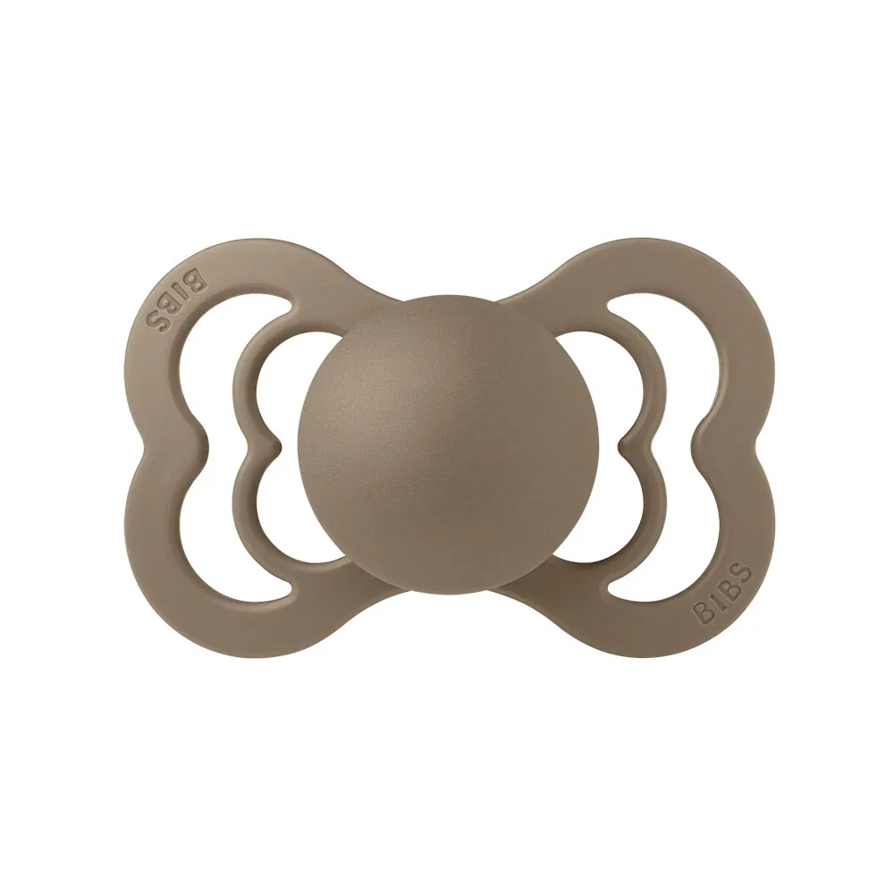 *Bibs Supreme Silicone Pacifier Size 2 (6-18 Months) - Dark Oak - Image 4