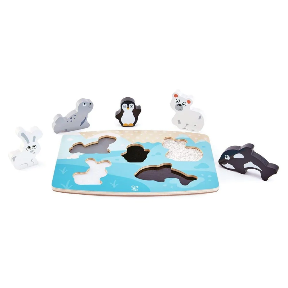 *Hape Polar Animal Tactile Puzzle - Image 2