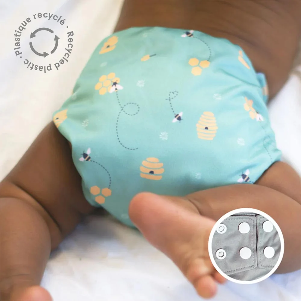 La Petite Ourse One-Size Pocket Cloth Diaper *cannot ship to USA* - Balanced - Image 23