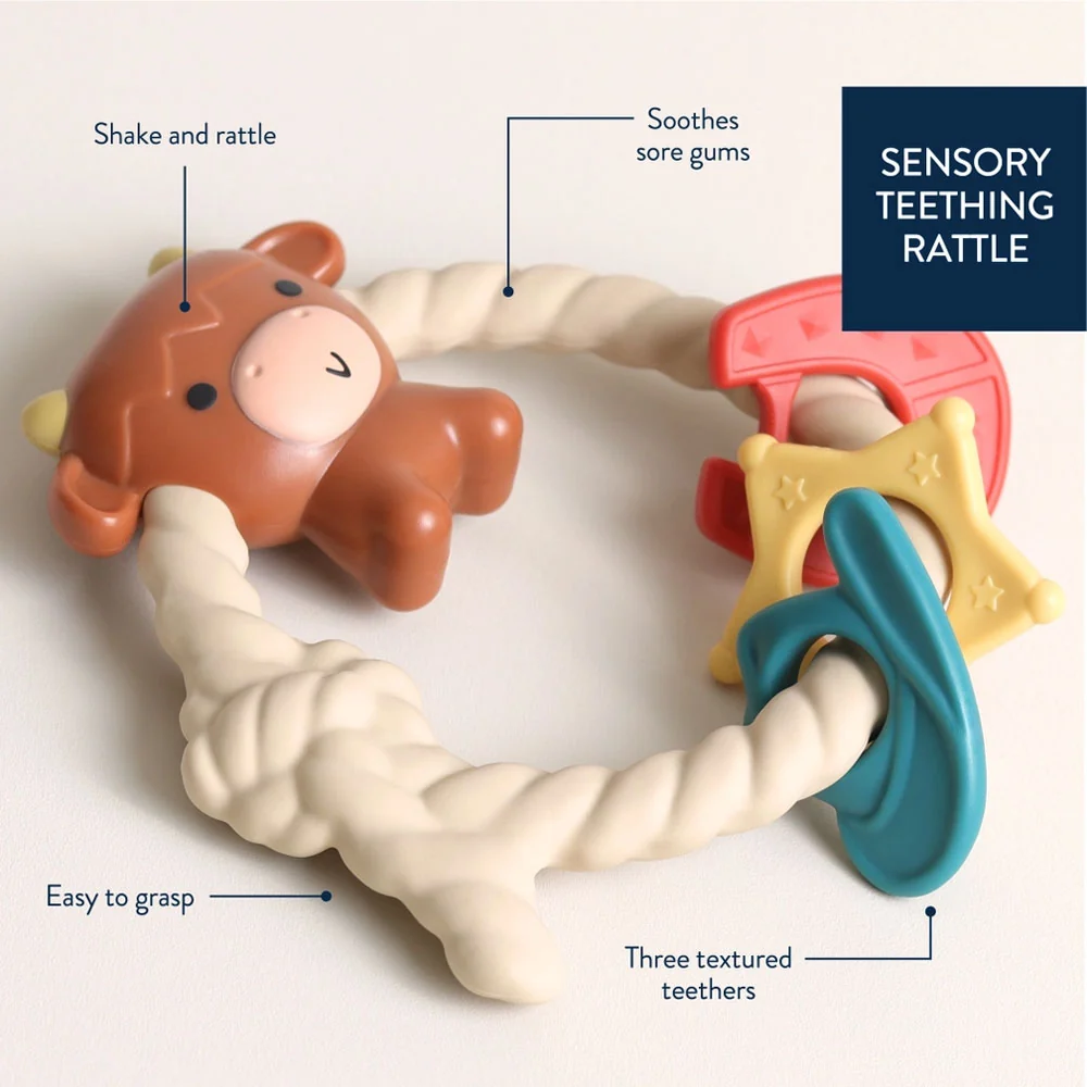 *Itzy Ritzy Rattle - Highland Cow - Image 2