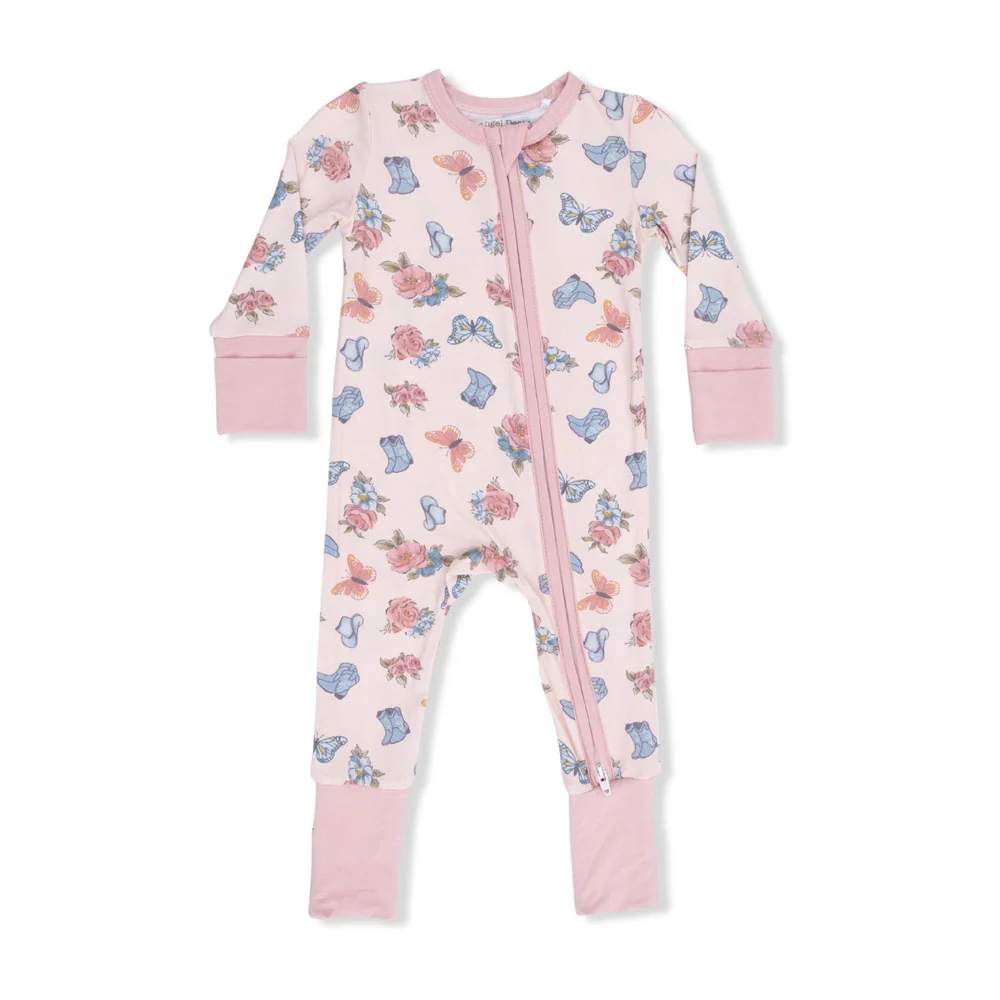 Angel Dear Convertible Romper - Country Girl Boots - 0-3m - Image 2