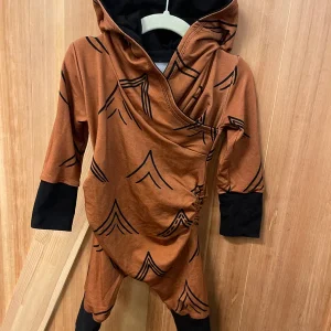 Gro by Zo Hooded Coverall Romper - Boho Mountain (Size 3-12m)
