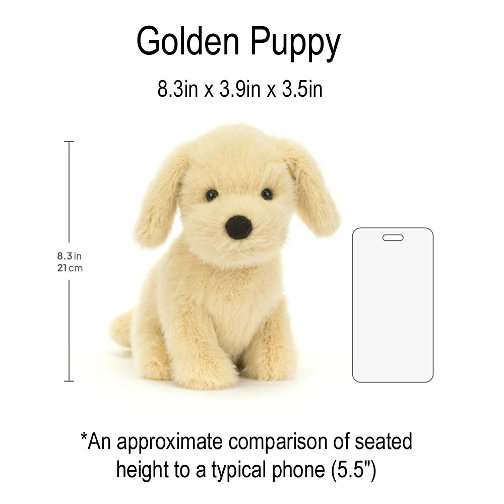 *Jellycat Golden Puppy - 8" - Image 6