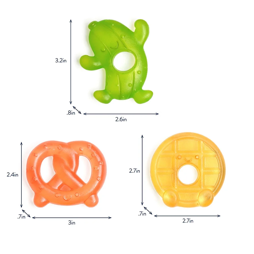 *Itzy Ritzy Cutie Coolers Teethers - Silly Foods - Image 3