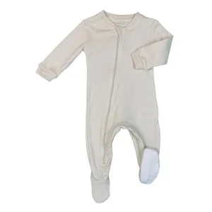 ZippyJamz Footie - Baby Grey - 9-12m