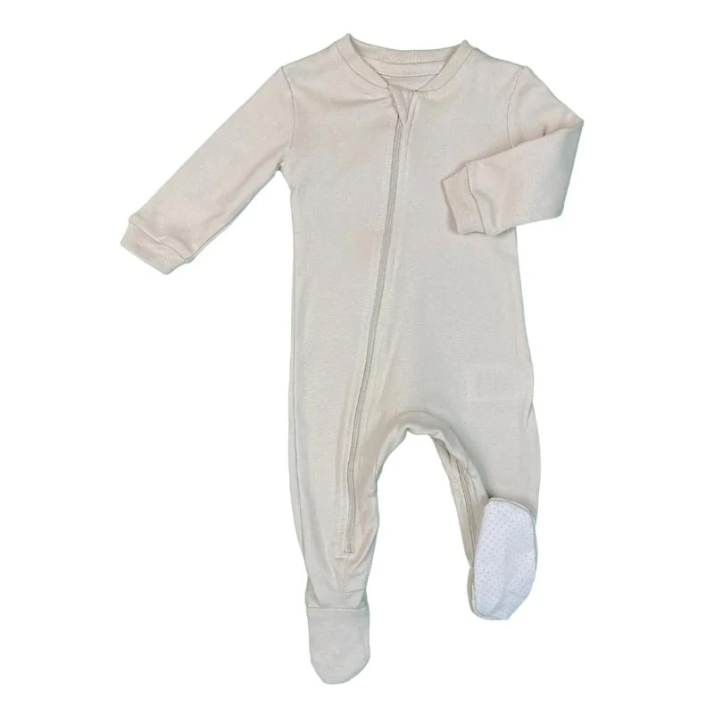 ZippyJamz Footie - Baby Grey - 0-3m
