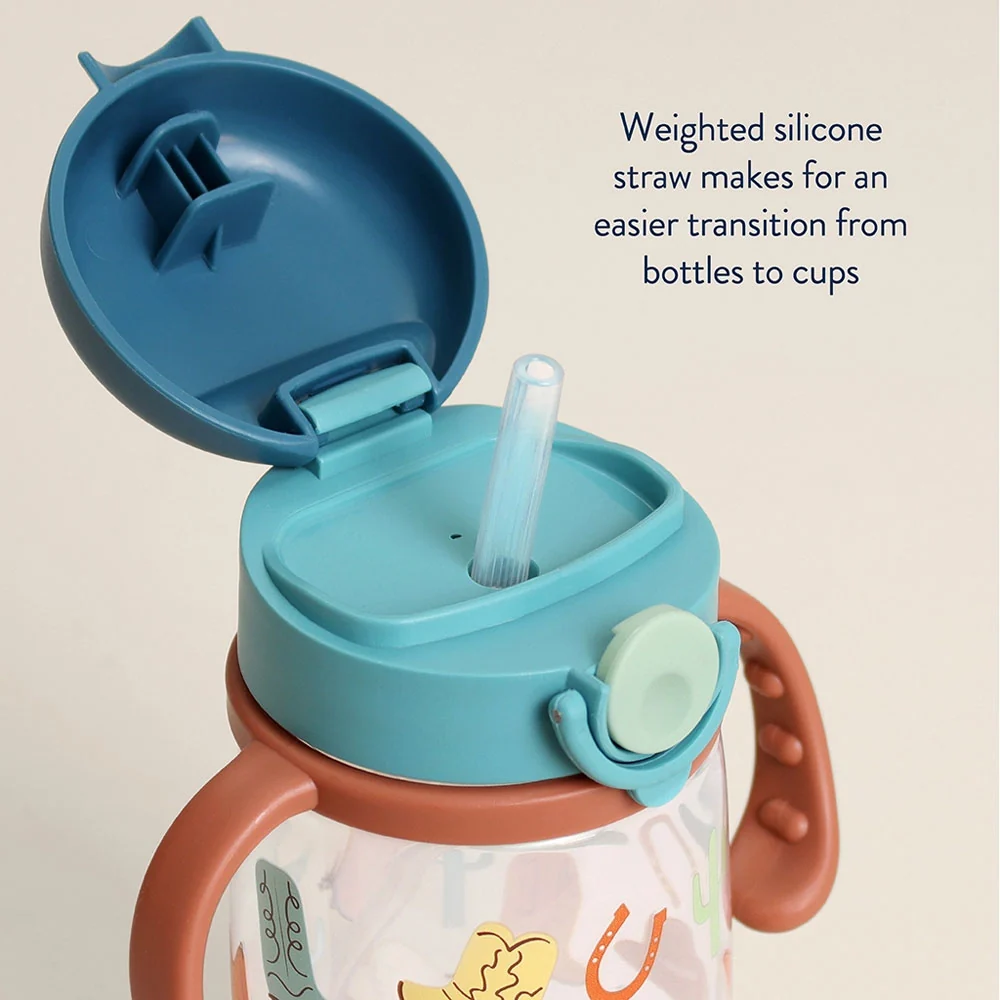 *Itzy Ritzy Itzy Sips Straw Cup - Ribbons & Roses - Image 4
