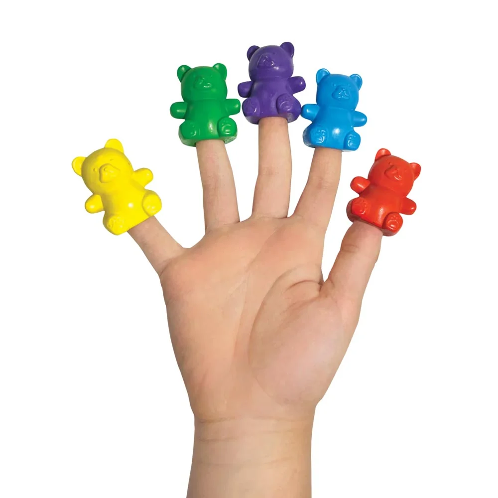 *Ooly Cuddly Cub Bear Finger Crayons - Image 7