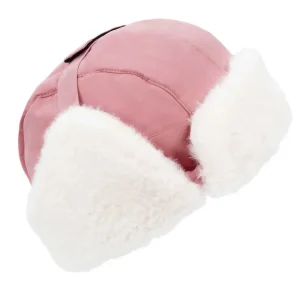 Jan + Jul Toasty-Dry Trapper Hat - Dusty Pink - Large (2-5y)
