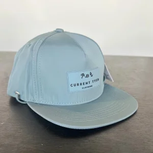 Current Tyed Classic Waterproof Snapback Hat - Stone Blue - Large (4y +)
