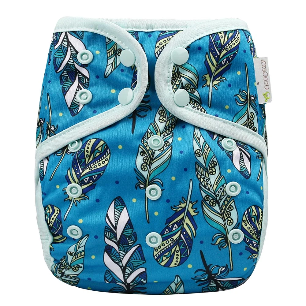 OsoCozy One Size Cloth Diaper Cover - Ferns - Image 10