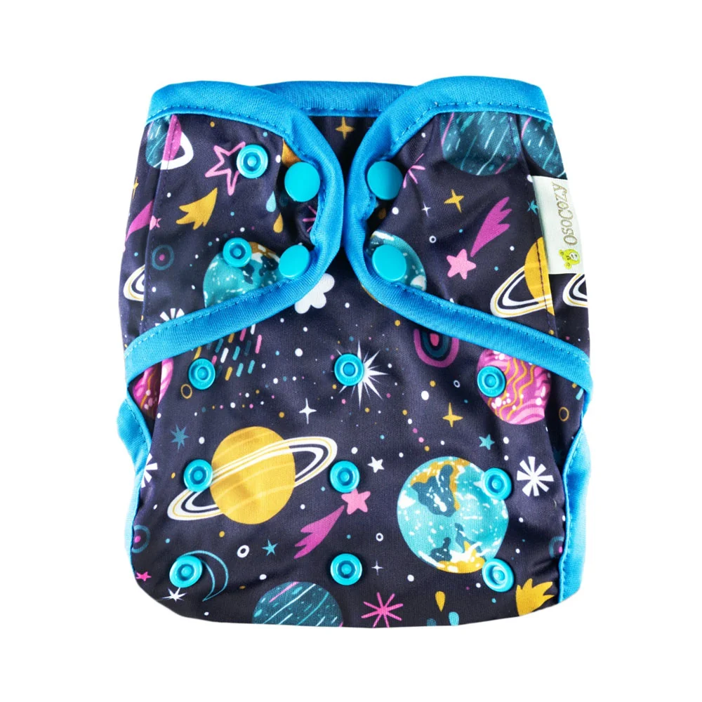 OsoCozy One Size Cloth Diaper Cover - Ferns - Image 24