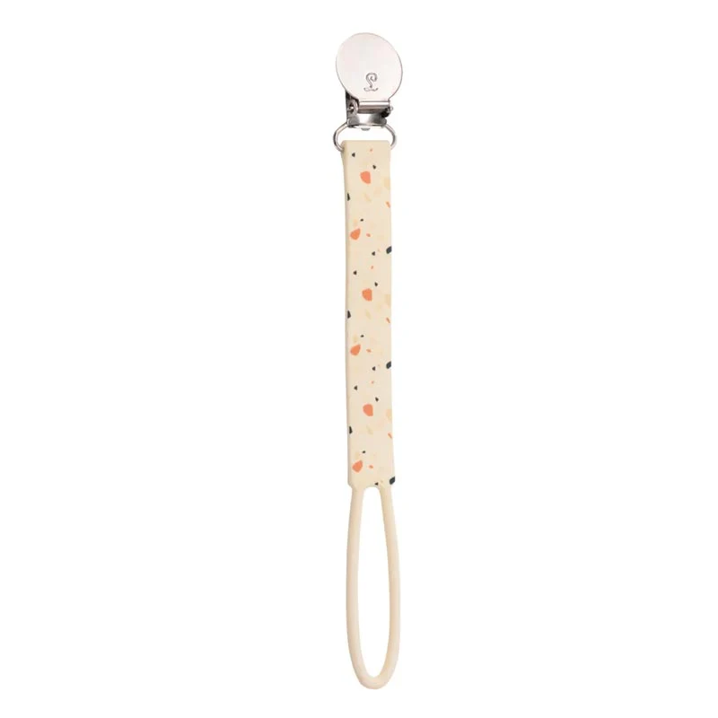 *Loulou Lollipop Beadless Pacifier Clip - Daisy Blue - Image 5