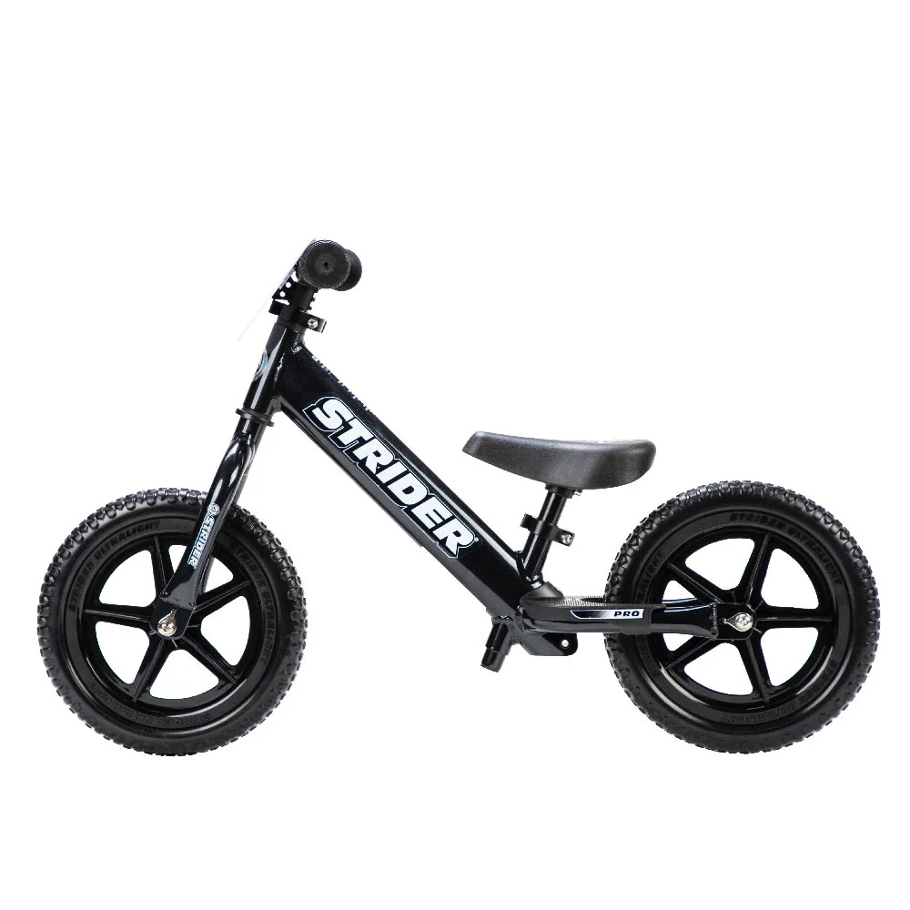 *Strider 12" Pro Balance Bike - Silver - Image 3